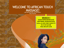 Tablet Screenshot of dublinafricanmassage.com